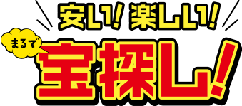 安い！楽しい！まるで宝探し！